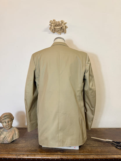 Vintage German Navy Double Breasted Jacket “XL”