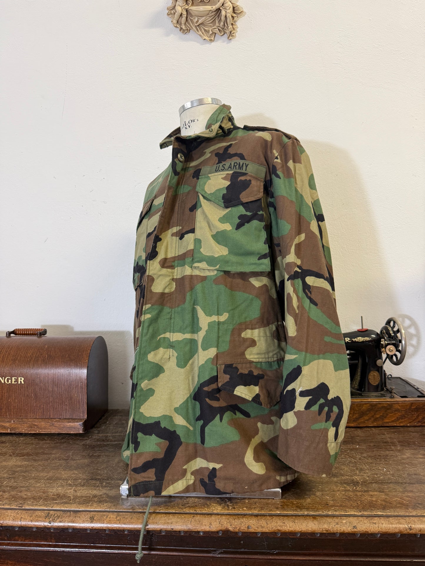 Vintage Woodland Field Jacket M65 Us Army “L/XL”