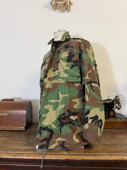 Vintage Woodland Field Jacket M65 Us Army “L/XL”