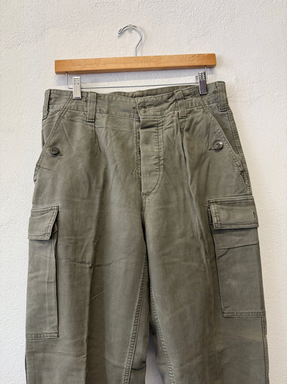 Vintage 80’s German Army Moleskin Cargo Pants “W31”