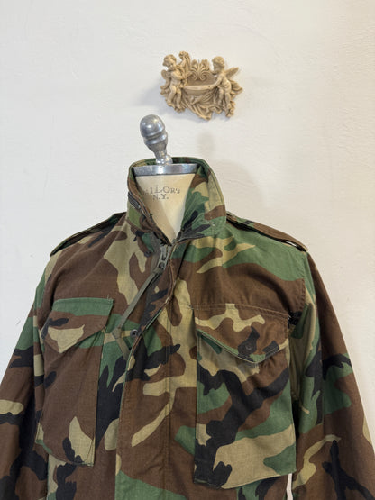 Vintage Woodland Field Jacket M65 Us Army “M”