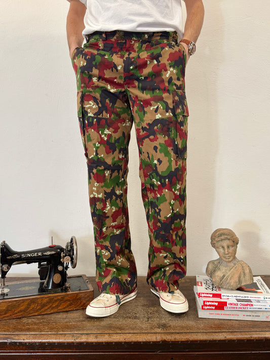 Vintage Swiss Army Camo Pants M83