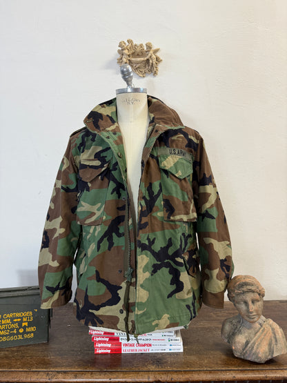 Vintage Woodland Field Jacket M65 Us Army “M”