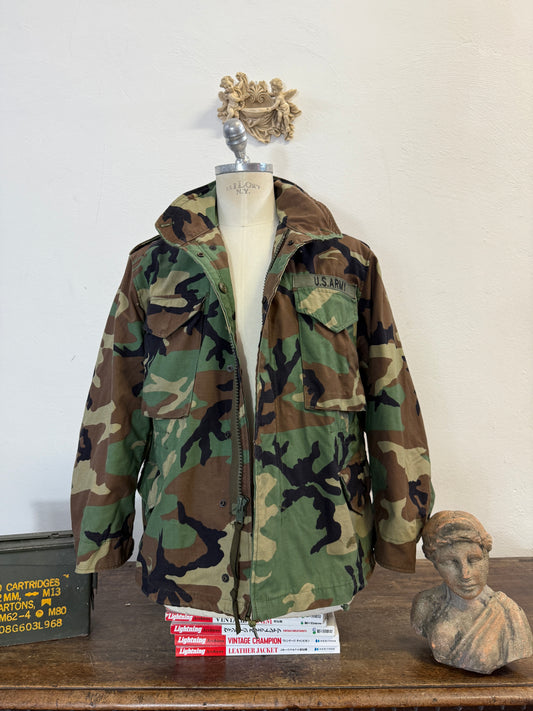 Vintage Woodland Field Jacket M65 Us Army “M”