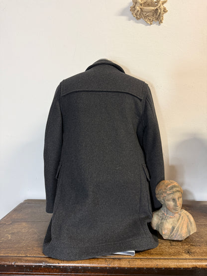 Grey Wool Coat - Made in Italy  “M”