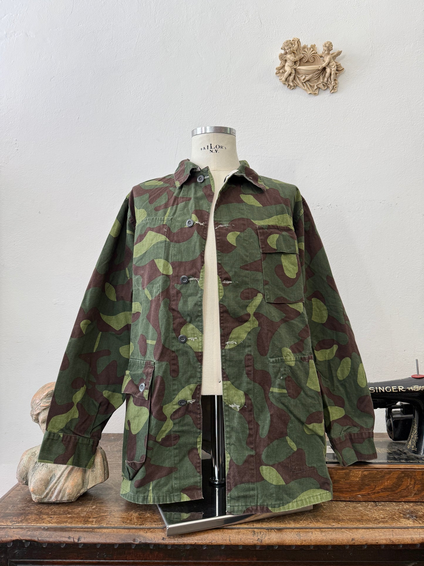 Vintage 60’s Rare Finnish Camo Jacket “L/XL”