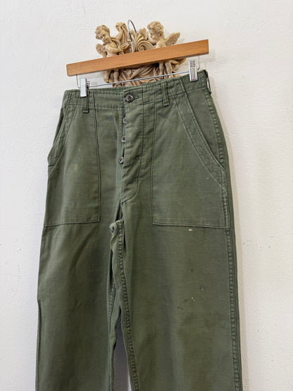Vintage Og 107 Us Army Fatigue Pants “W28”