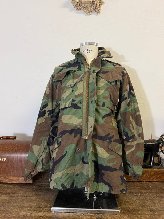 Vintage Woodland Field Jacket M65 Us Army “XS”