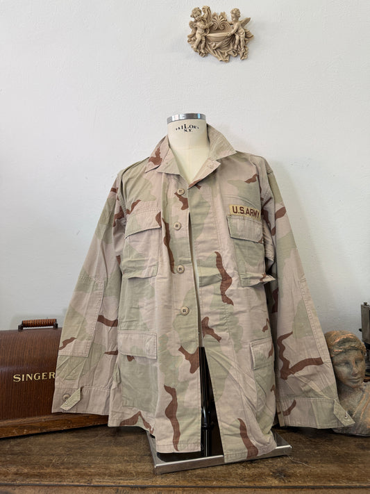 Vintage BDU Camo Jacket Ripstop US Army – XL