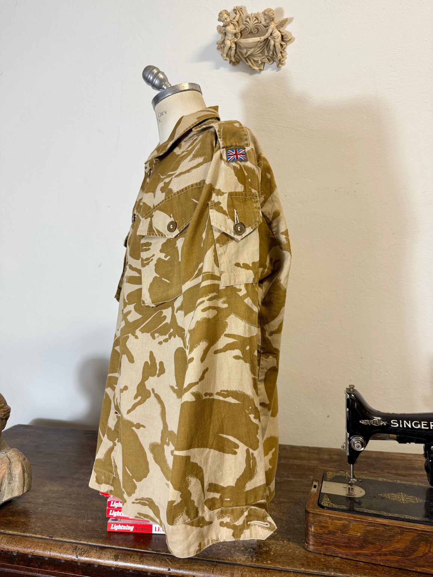 Vintage British Army Camo Jacket “L”