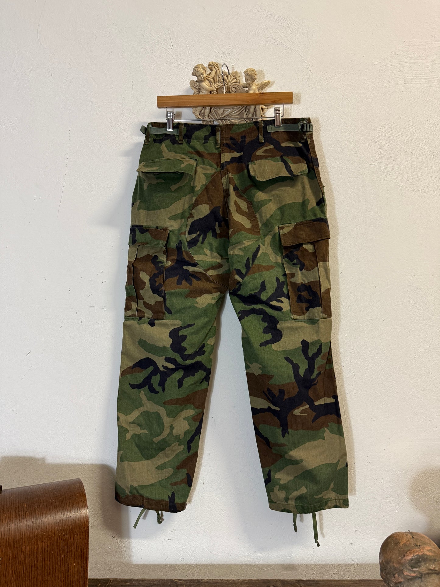Vintage Woodland Camo Cargo Pants Us Army “W34”