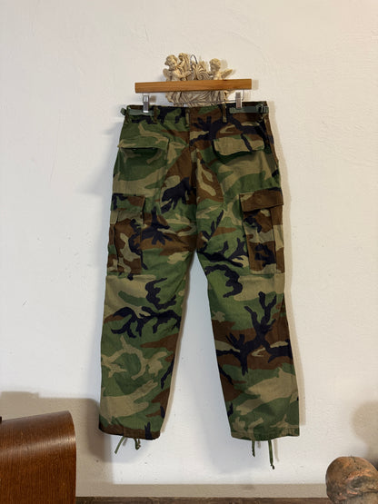 Vintage Woodland Camo Cargo Pants Us Army “W34”
