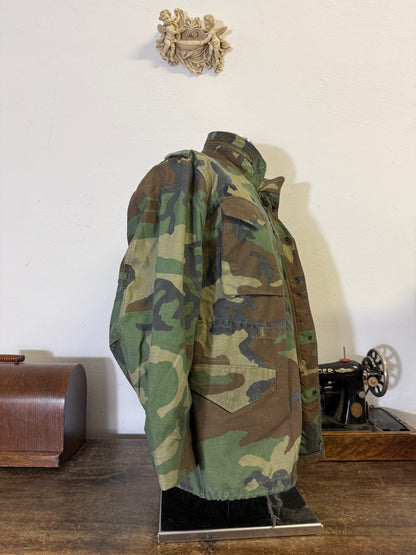 Vintage Woodland Field Jacket M65 Us Army “M”