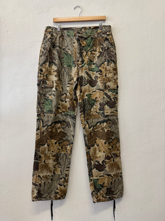 Vintage Walls Realtree Cargo Pants Made in Usa “W35”