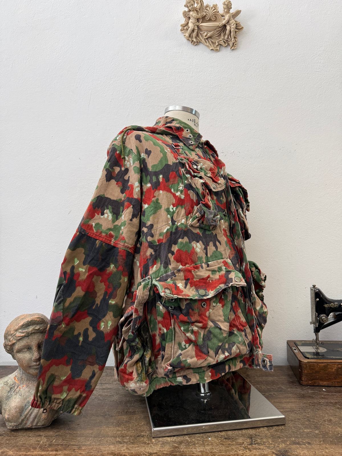 Vintage Swiss Army Camo Jacket M70 “L/XL”