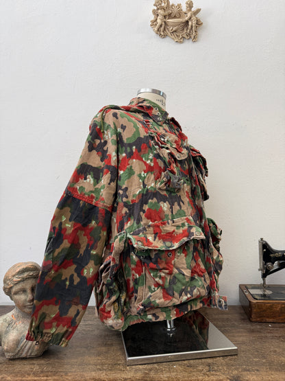 Vintage Swiss Army Camo Jacket M70 “L/XL”