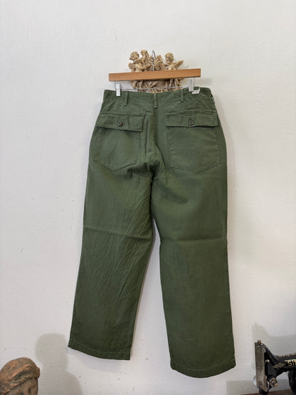 Vintage Og 107 Us Army Fatigue Pants “W34”