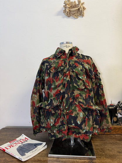 Vintage Swiss Army Camo Jacket M70 “L”