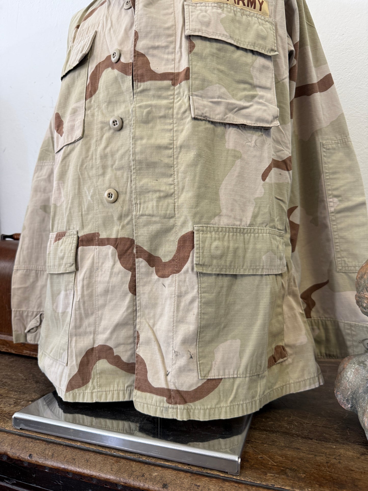 Vintage BDU Camo Jacket Ripstop US Army – L/XL