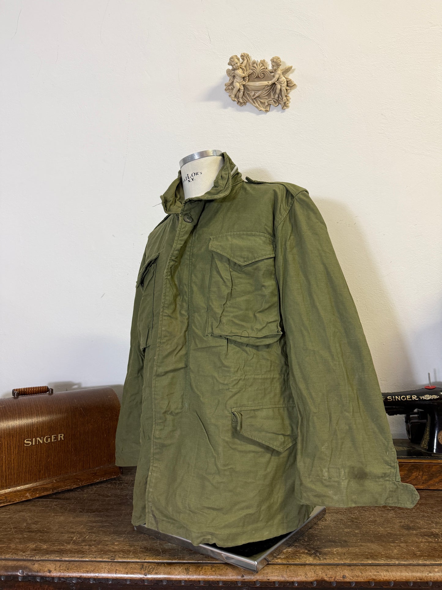 Vintage Field Jacket M65 Us Army “L”
