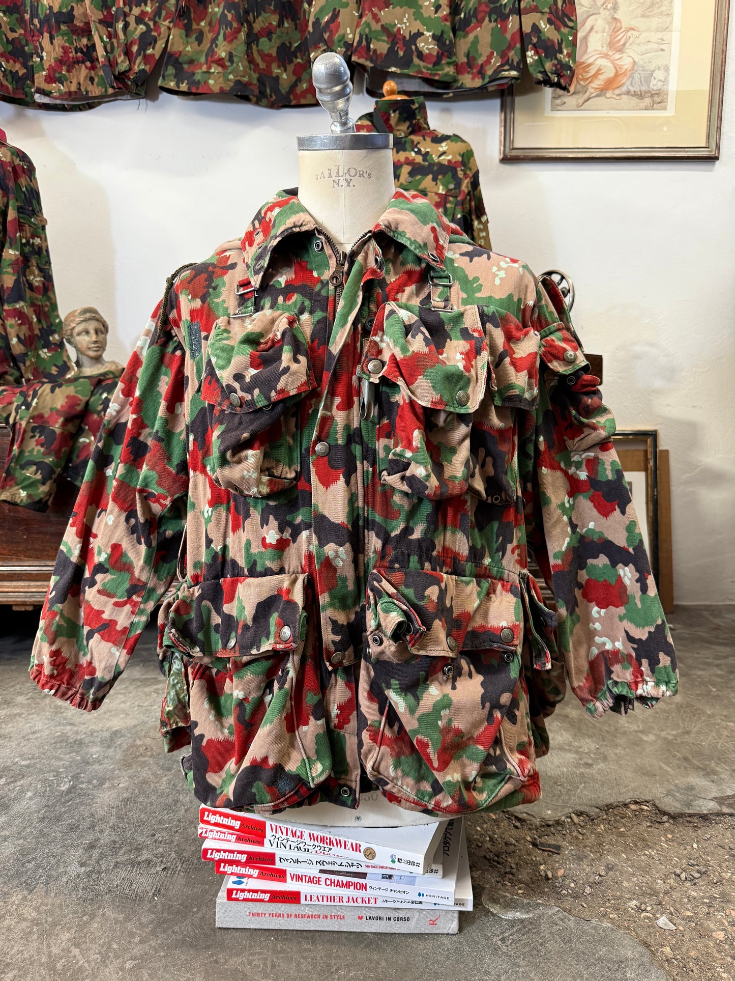 Vintage Swiss Army Camo Jacket M70 “L”