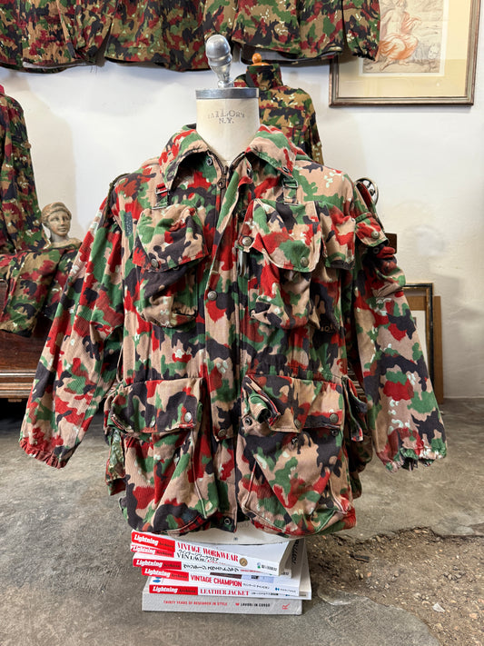 Vintage Swiss Army Camo Jacket M70 “L”