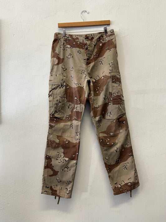Vintage BDU Cargo Pants Made in Usa Desert Chocolate  “W33”