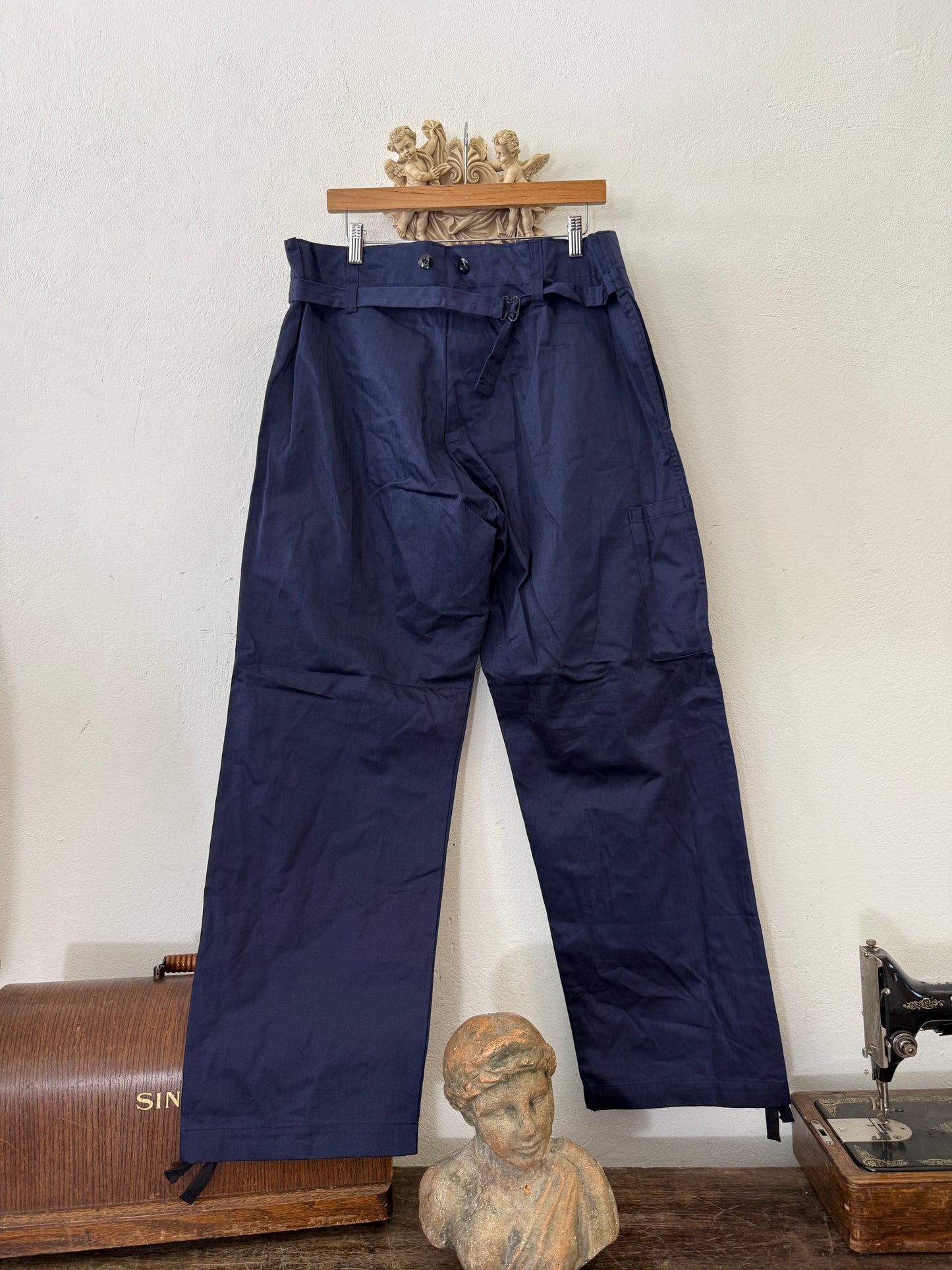 Vintage German Army Work Pants HBT “W36”