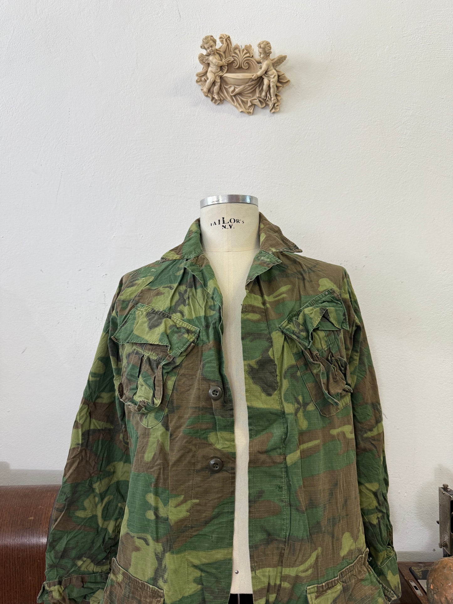 Vintage 60’s Ripstop Jungle Jacket ERDL Us Army “M”