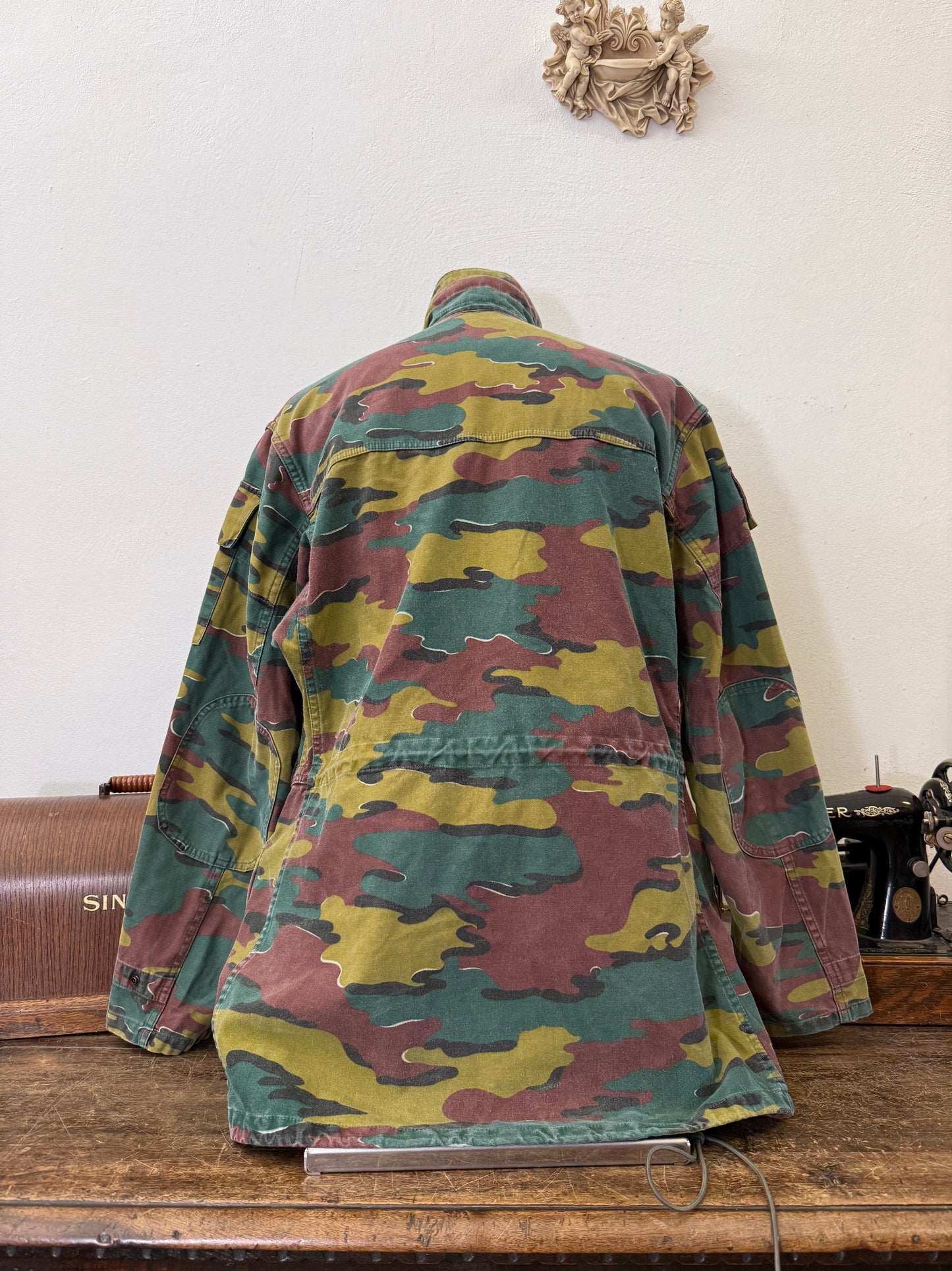 Vintage Belgian Army Camo Jacket “XL”