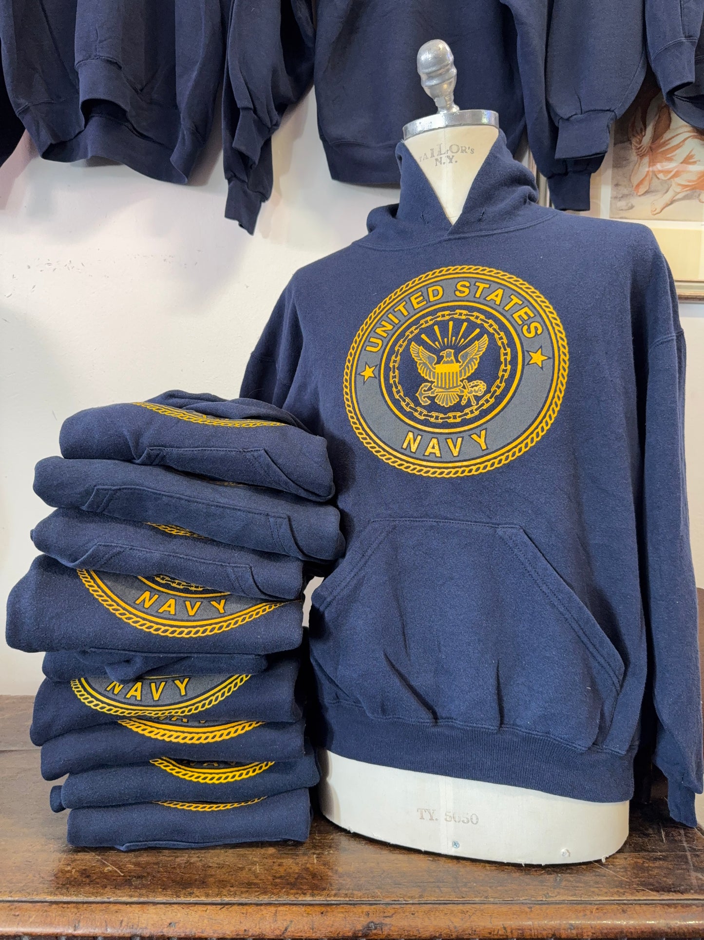 Vintage 1990s US Navy Hoodie - Made in USA