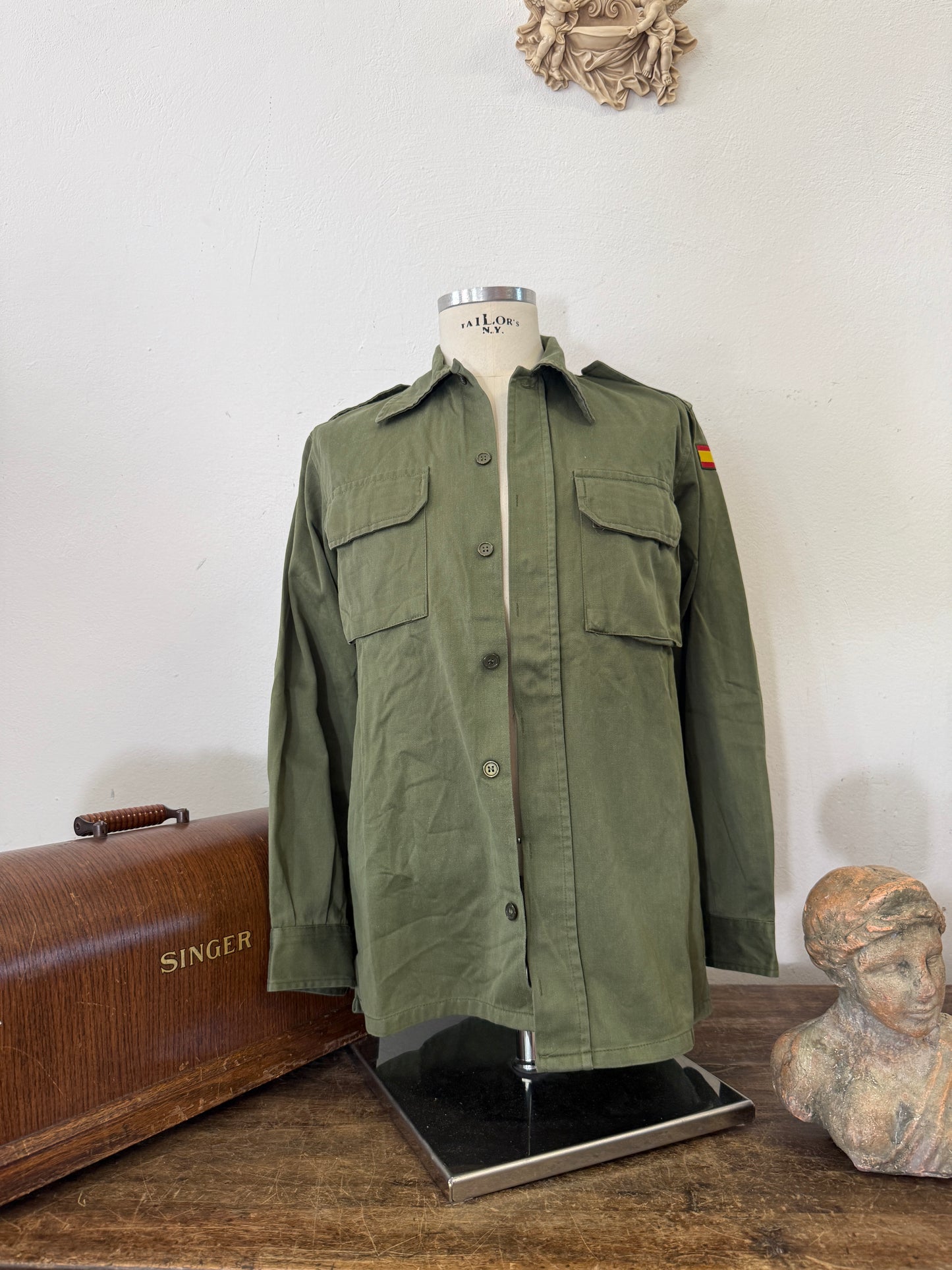 Vintage Spanish Army Shirt “M”