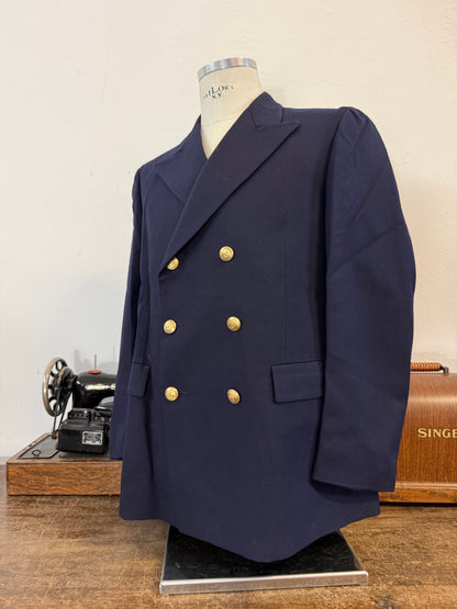 Vintage 00’s Italian Navy Double Breasted Jacket “M”