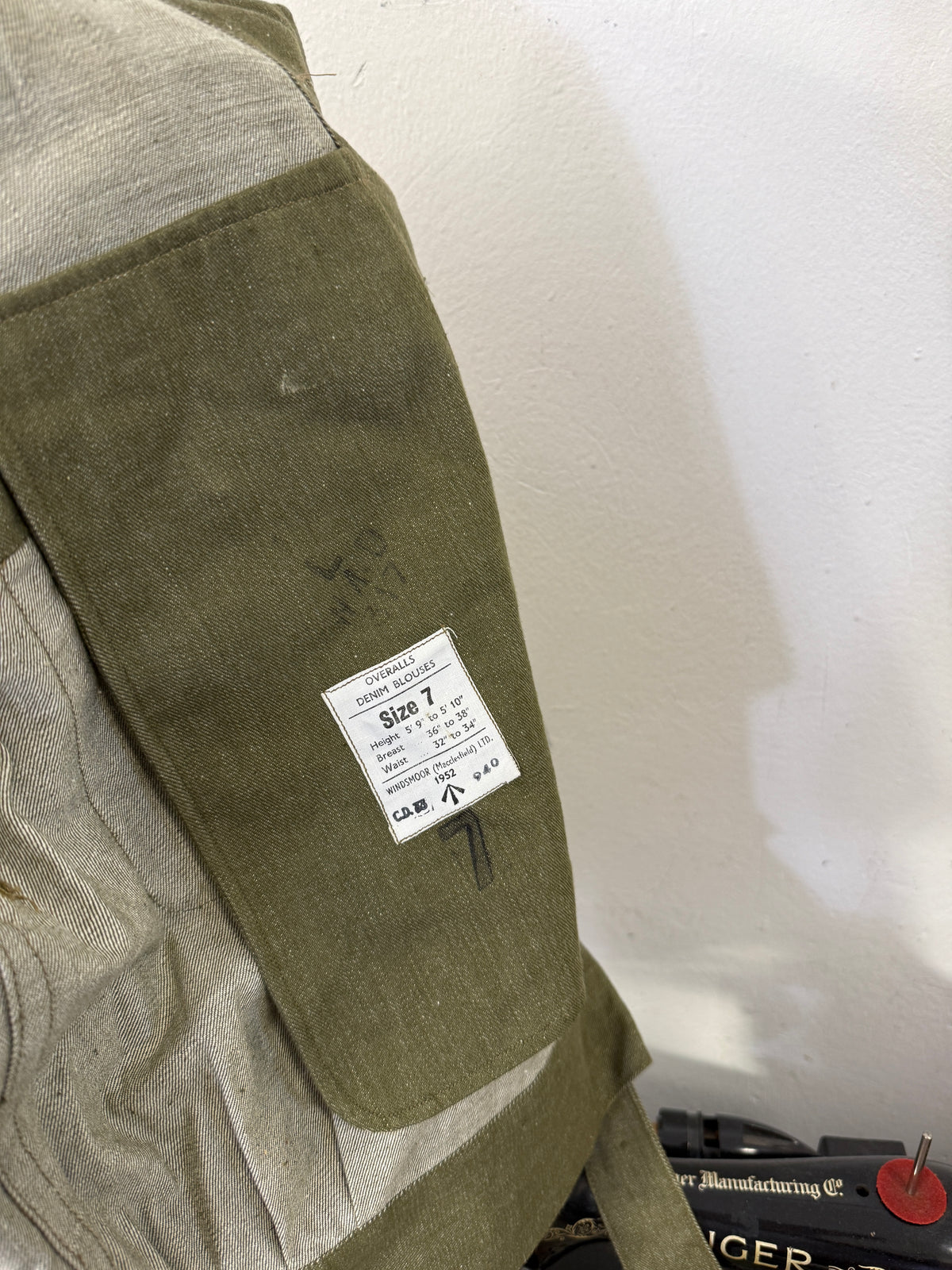 Vintage 50’s Selvedge British Army Jacket “S”