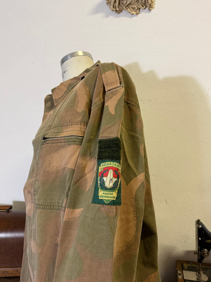 Vintage 90’s Hungarian Army Overshirt “XL”