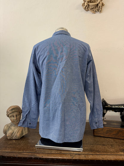Vintage 80’s Italian Navy Shirt “L”