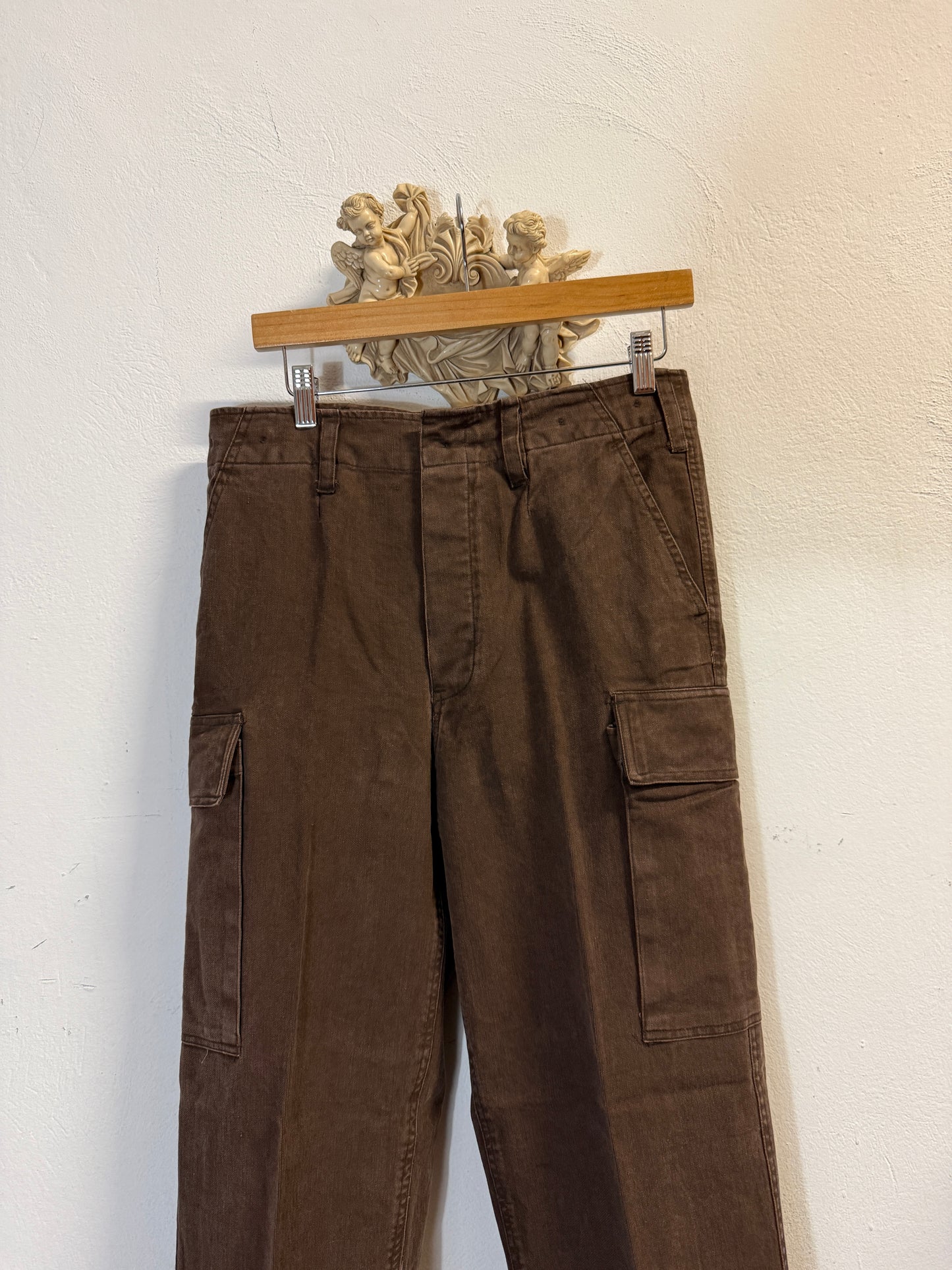 Vintage 80’s German Army Moleskin Cargo Pants “W31”
