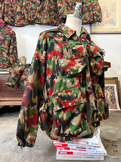 Vintage Swiss Army Camo Jacket M70 “L”