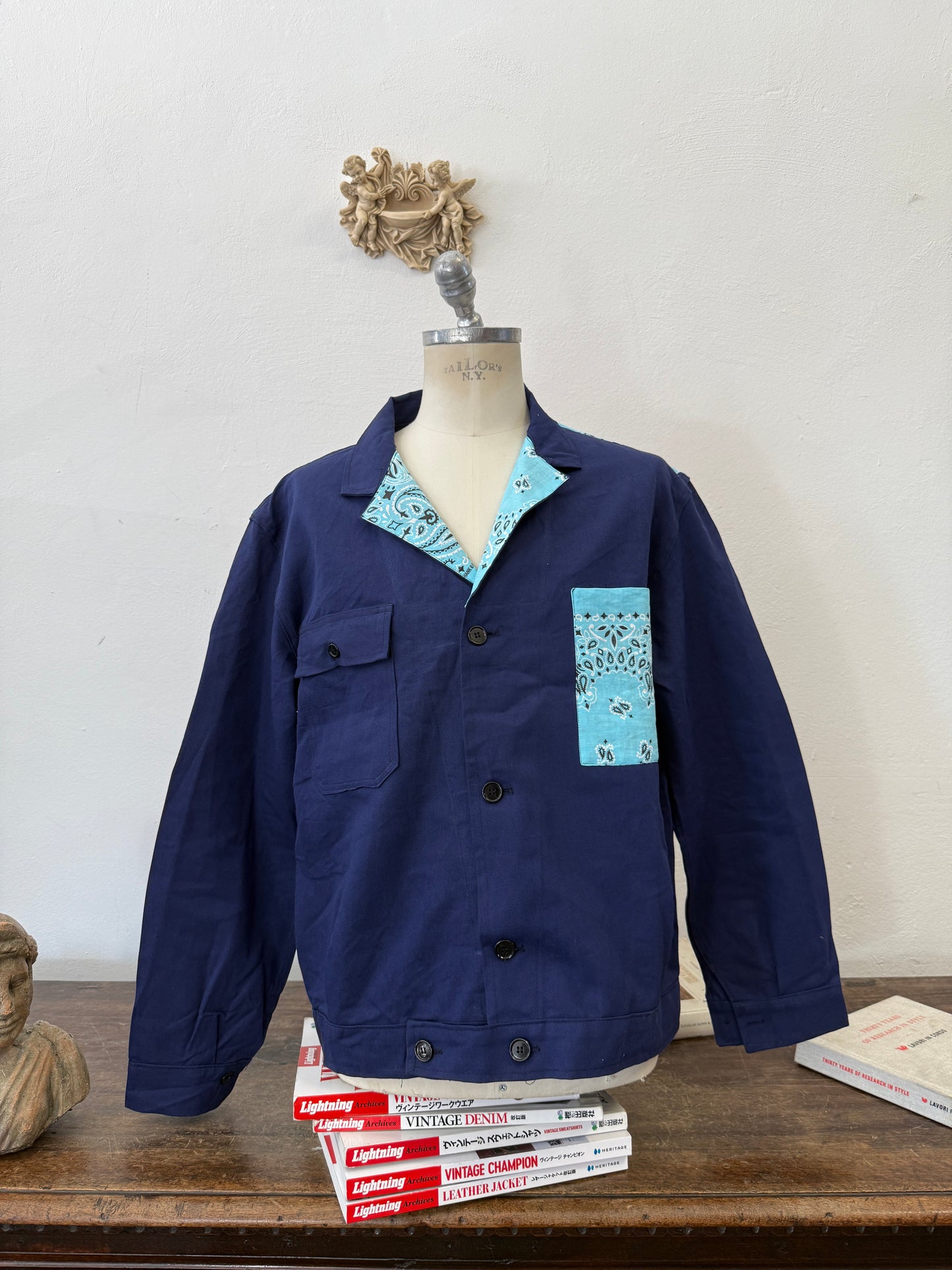 Vintage 70’s Bandana Workwear Jacket “XL”