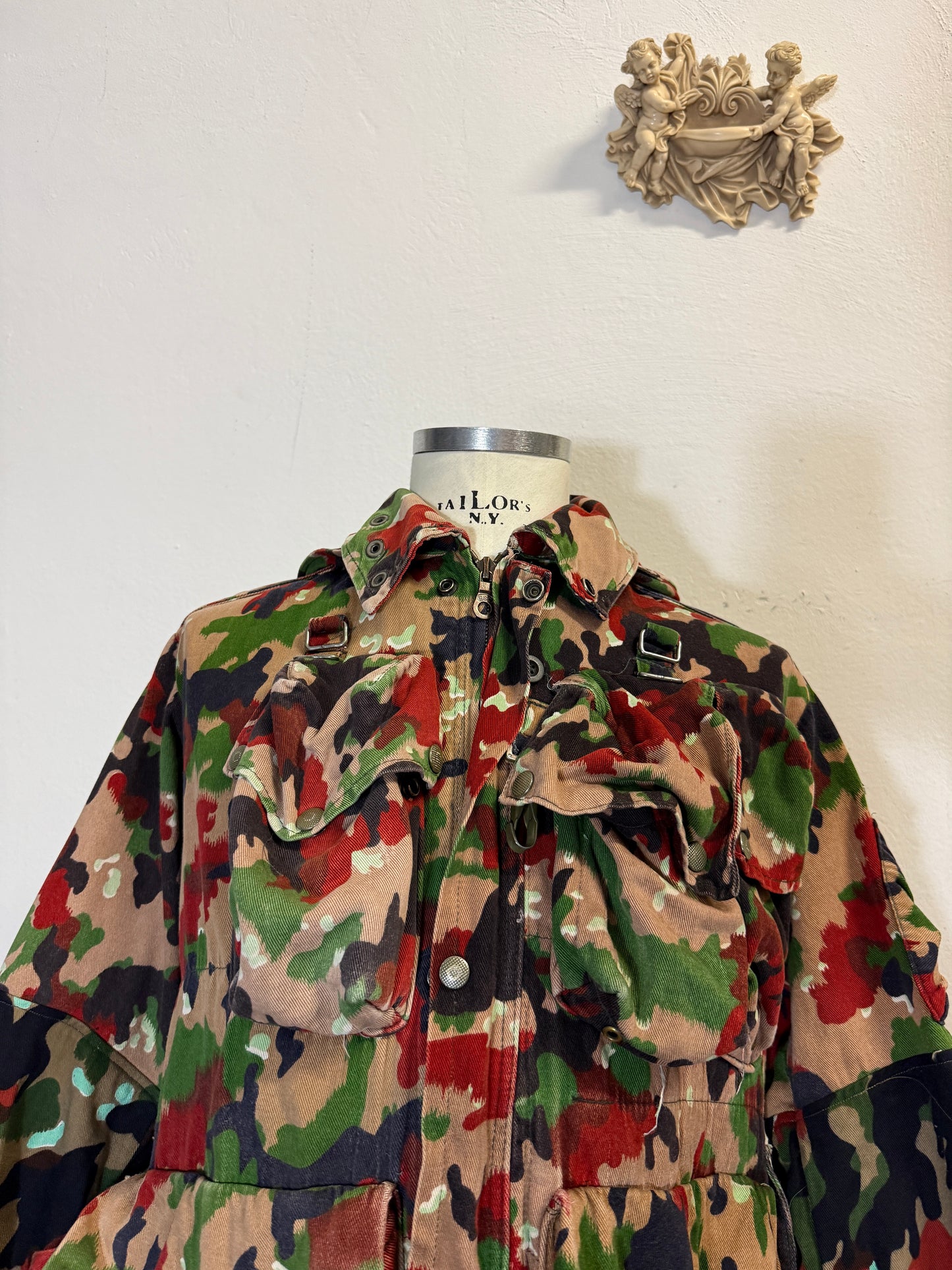 Vintage Swiss Army Camo Jacket M70 “L/XL”
