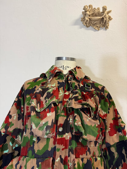 Vintage Swiss Army Camo Jacket M70 “L/XL”