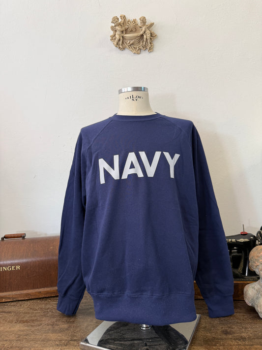 Raglan NAVY Sweatshirt - Mister Archive®