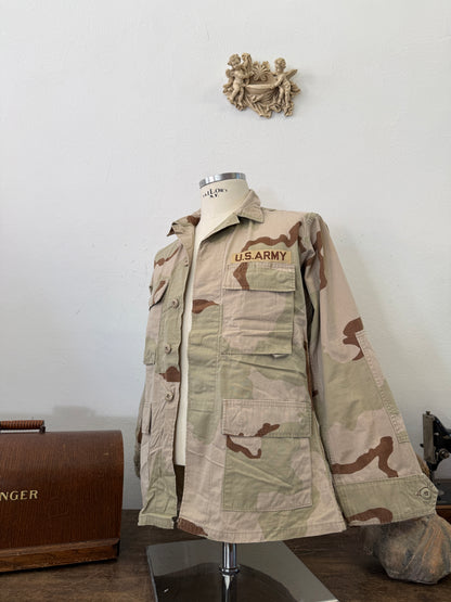 Vintage BDU Camo Jacket Ripstop US Army “S”