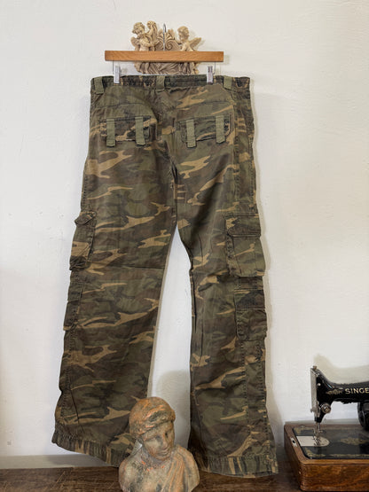 Camo Cargo Pants “W38”