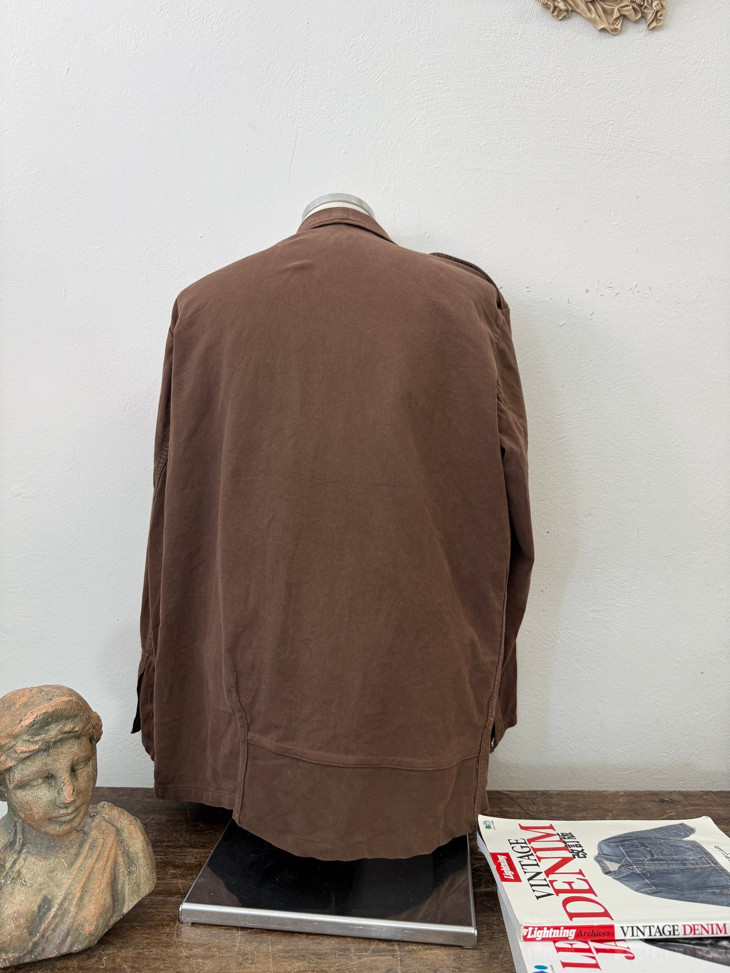 Vintage Moleskin German Army Jacket “XL”