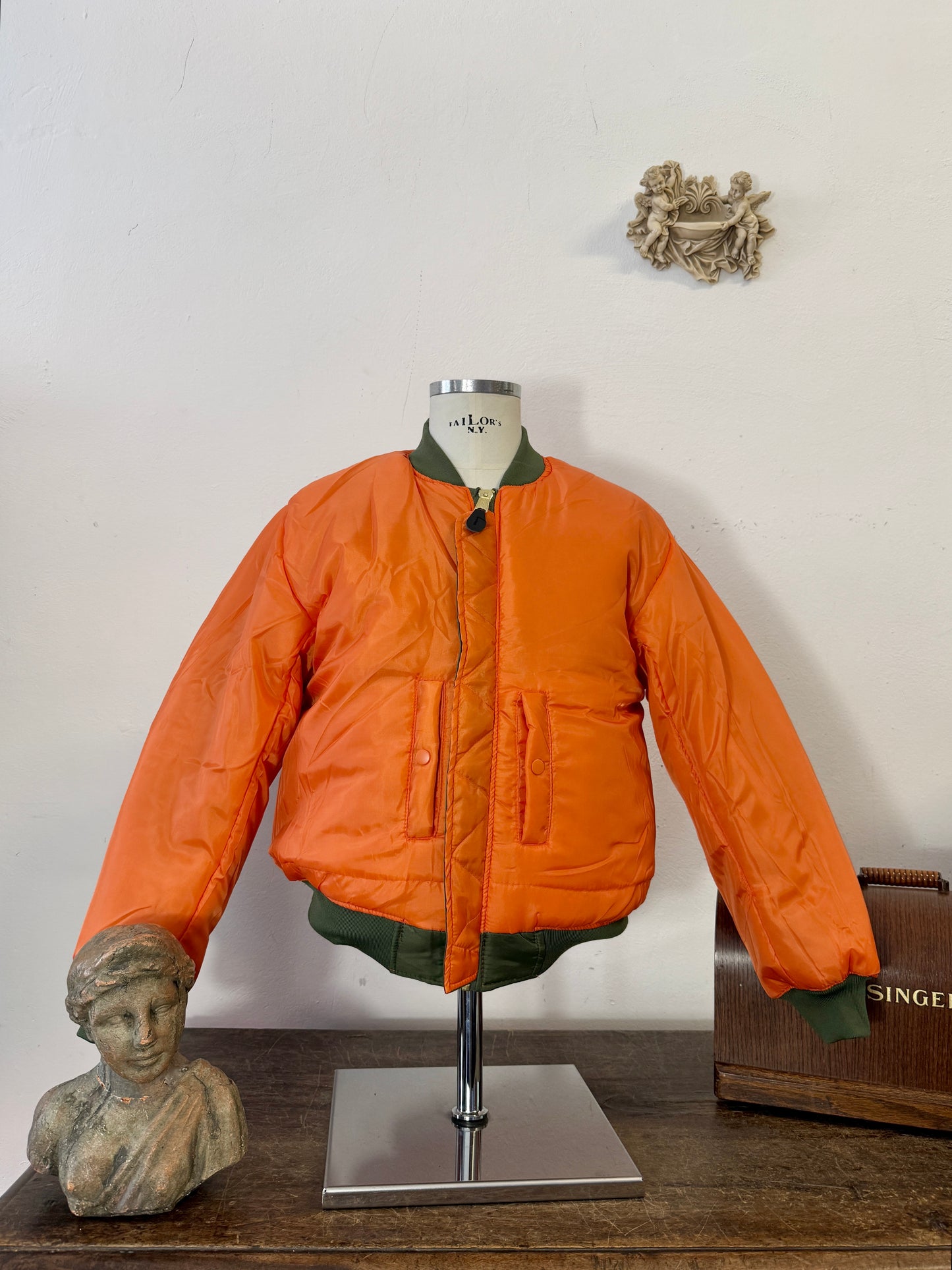 Olive Bomber Jacket MA1