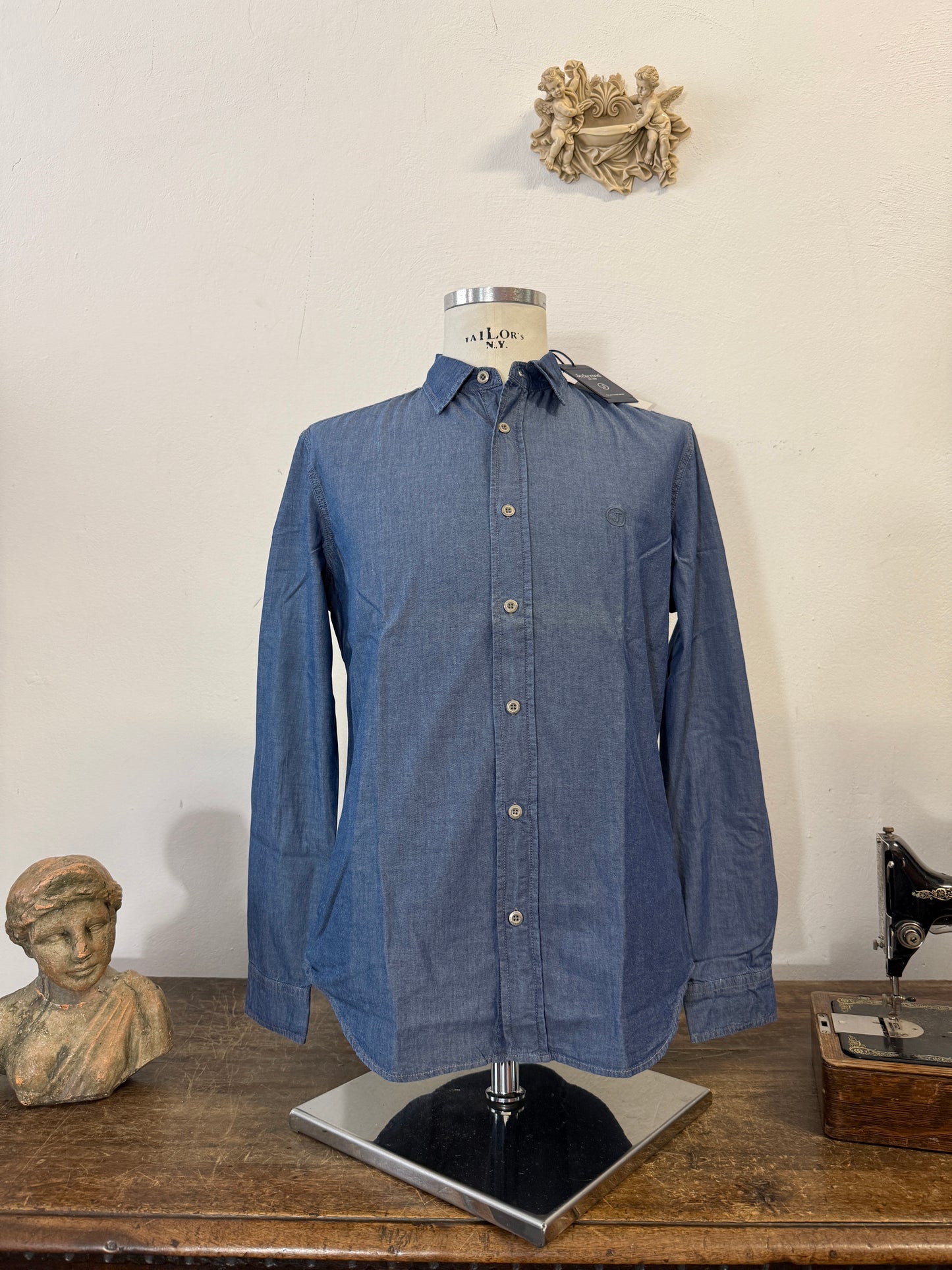 Chambray Jeckerson Shirt - XS, S, M, L