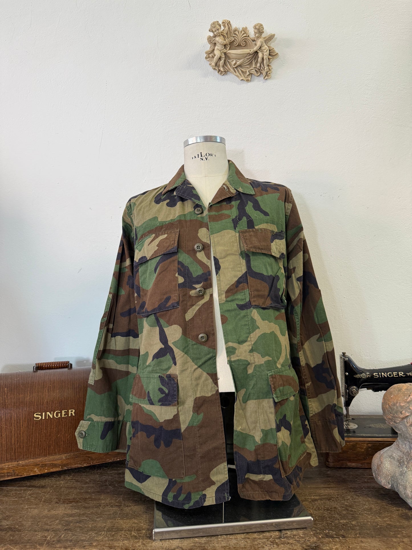 Vintage Ripstop Woodland Us Army Jacket “M/L”