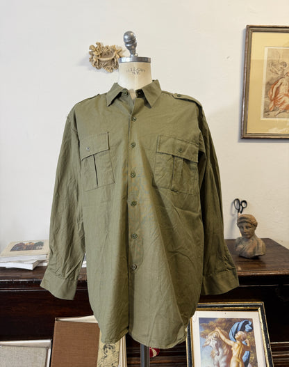 Vintage Romanian Army Shirt “XL”