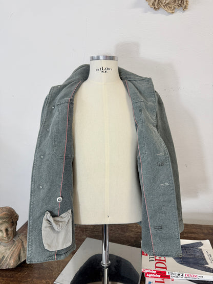 Vintage Selvedge Swiss Army Jacket “S/M”